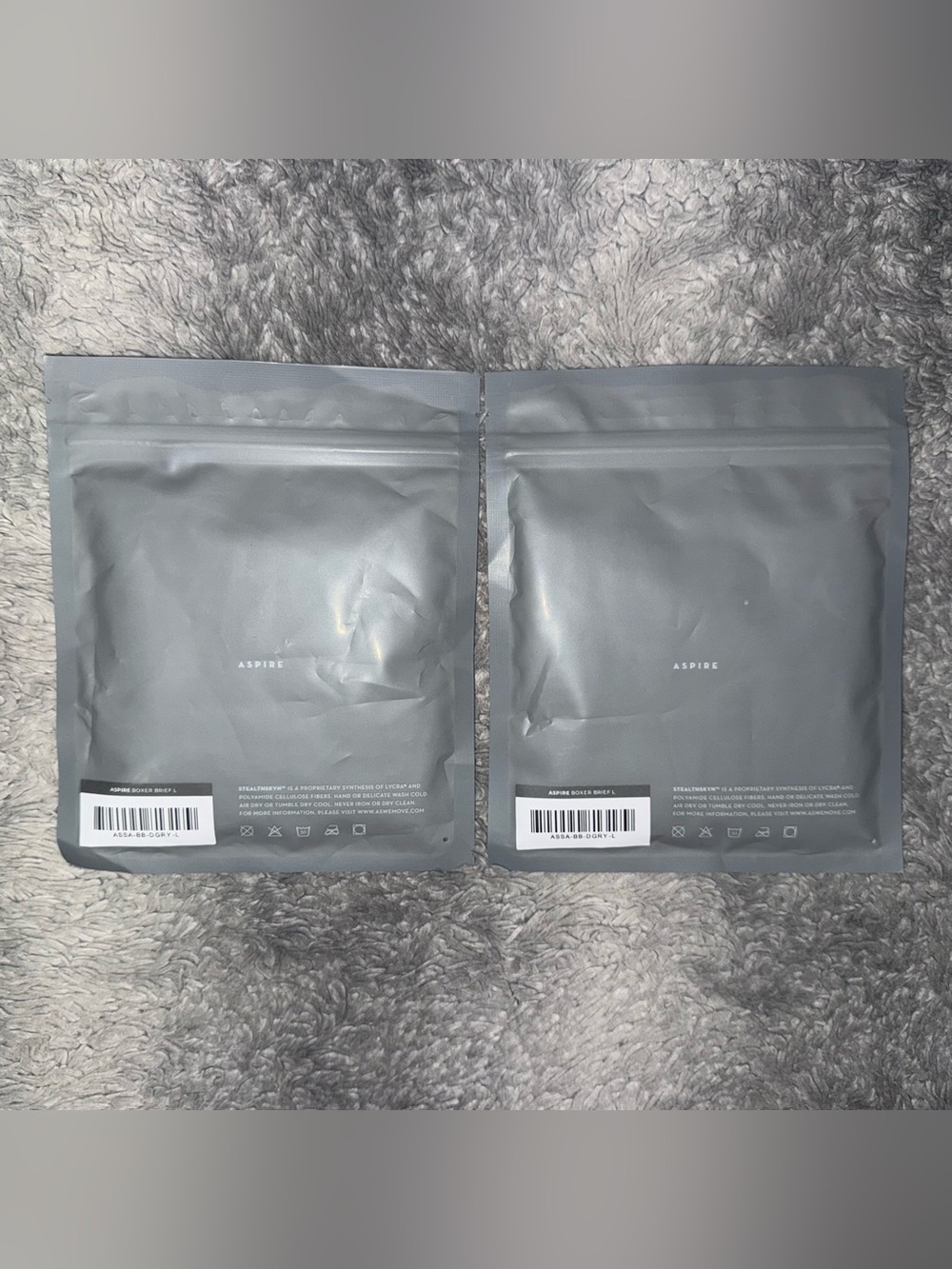 ASWEMOVE 2-PACK OF ASPIRE · BOXER BRIEF IN STONE - Picture 3 of 10